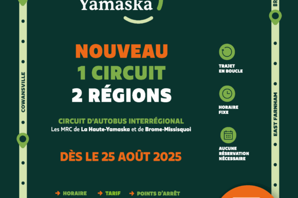 NOUVEAU CIRCUIT D’AUTOBUS BROME-YAMASKA