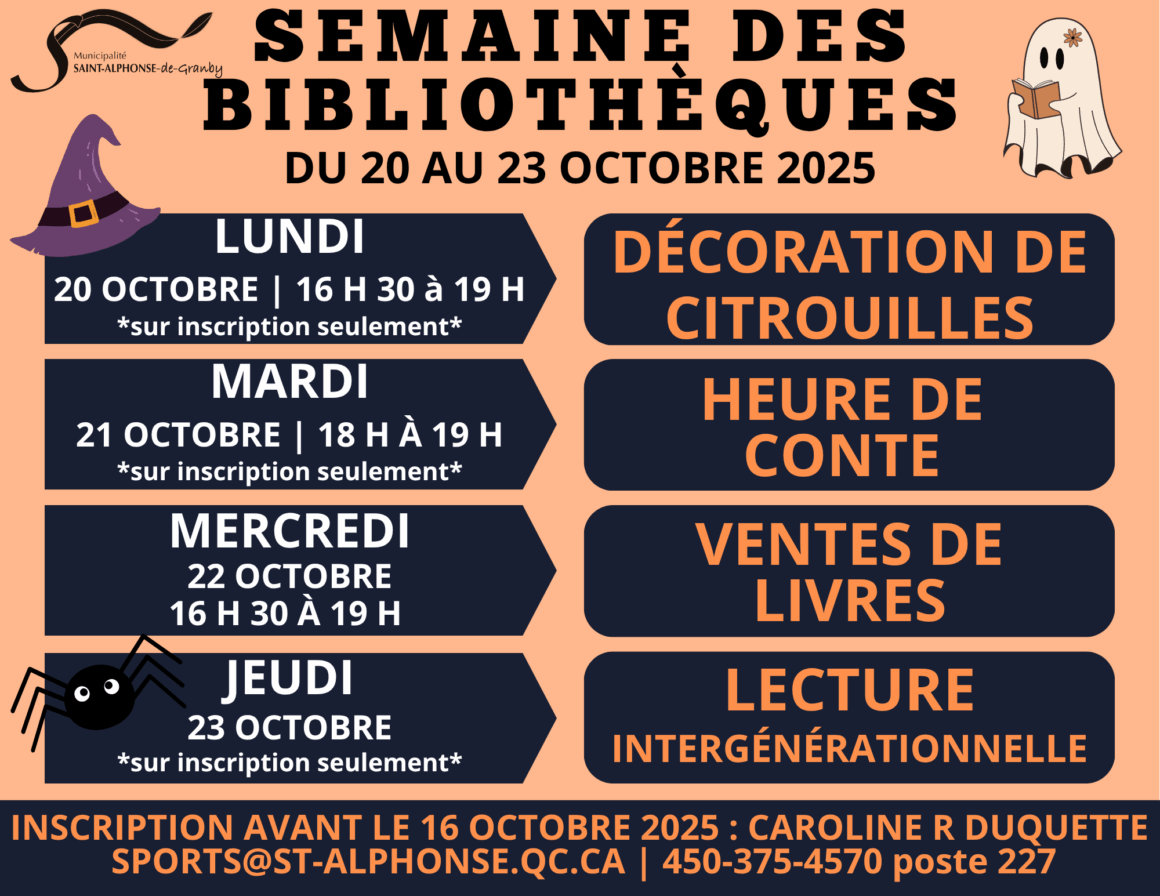 SEMAINE DES BIBLIOTHÈQUES
