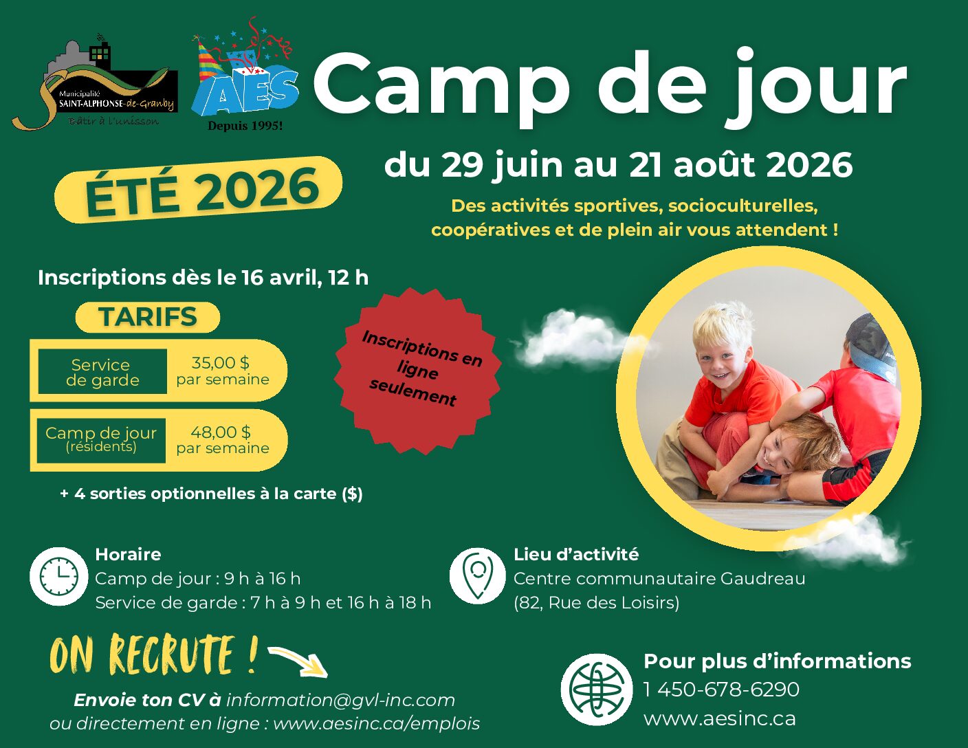 CAMP DE JOUR