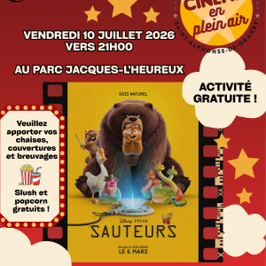 pub officielle cinéma plein air CINÉMA EN PLEIN AIR