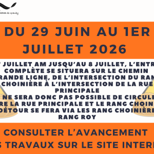 Fermeture Chemin de la Grande-Ligne - Site (5) 🚧 TRAVAUX PRÉVUS – CHEMIN DE LA GRANDE-LIGNE